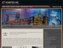Tablet Screenshot of acmetex.com